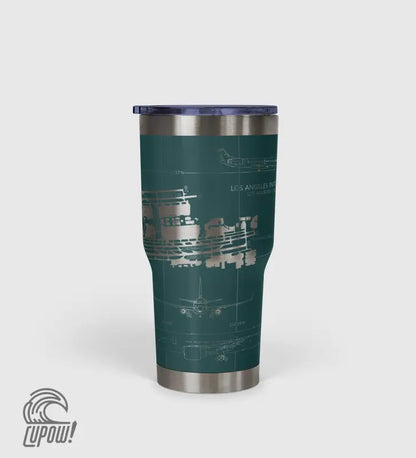 Los Angeles International (LAX) Airport Diagram Tumbler 30oz