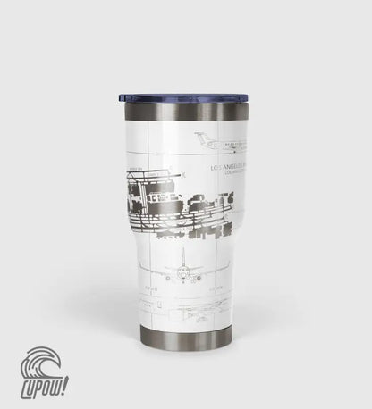 Los Angeles International (LAX) Airport Diagram Tumbler 30oz