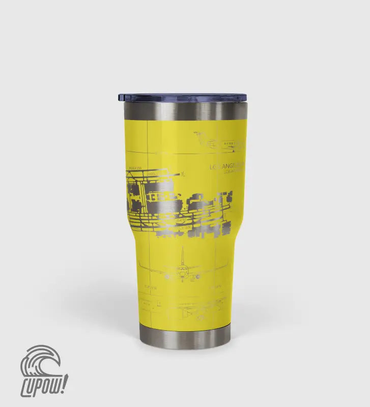 Los Angeles International (LAX) Airport Diagram Tumbler 30oz