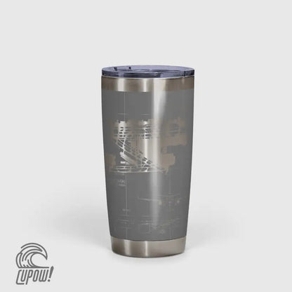 Miami INTL (MIA) Airport Diagram Tumbler 20oz