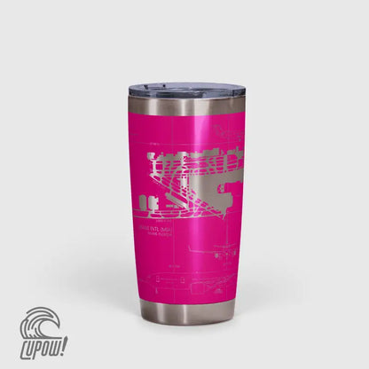 Miami INTL (MIA) Airport Diagram Tumbler 20oz