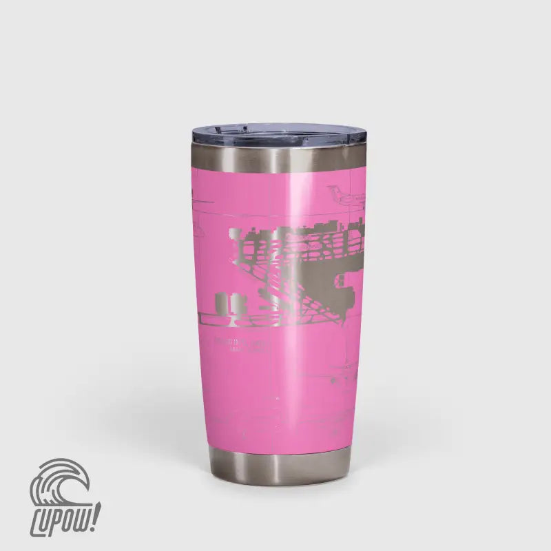 Miami INTL (MIA) Airport Diagram Tumbler 20oz