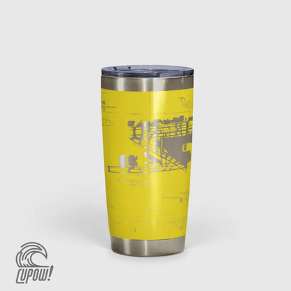 Miami INTL (MIA) Airport Diagram Tumbler 20oz