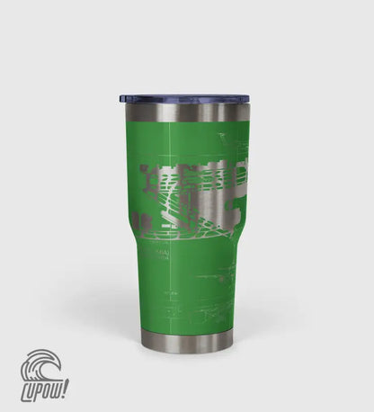 Miami INTL (MIA) Airport Diagram Tumbler 30oz