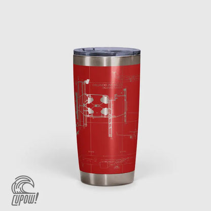 Orlando INTL (MCO) Airport Diagram Tumbler 20oz