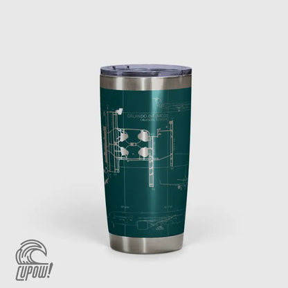 Orlando INTL (MCO) Airport Diagram Tumbler 20oz