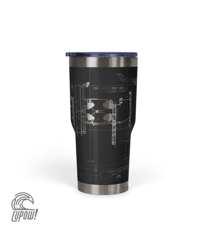 Orlando INTL (MCO) Airport Diagram Tumbler 30oz