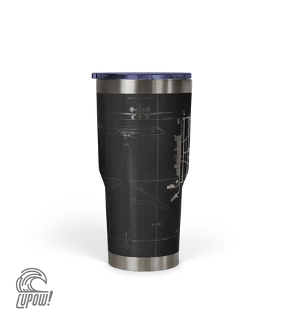 Orlando INTL (MCO) Airport Diagram Tumbler 30oz