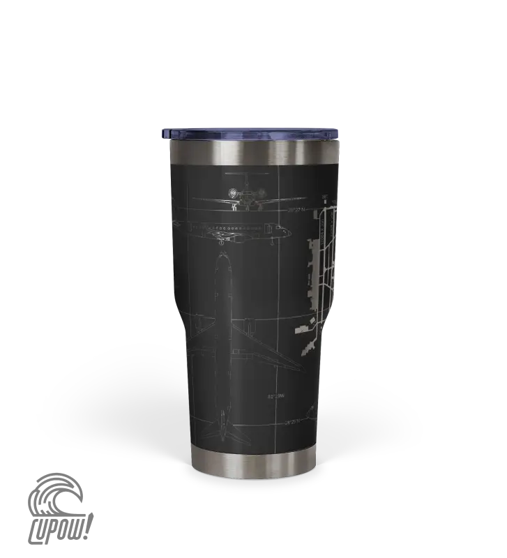 Orlando INTL (MCO) Airport Diagram Tumbler 30oz