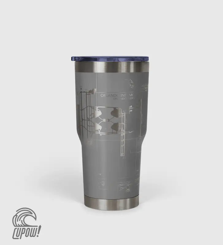 Orlando INTL (MCO) Airport Diagram Tumbler 30oz