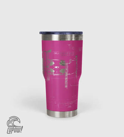 Orlando INTL (MCO) Airport Diagram Tumbler 30oz