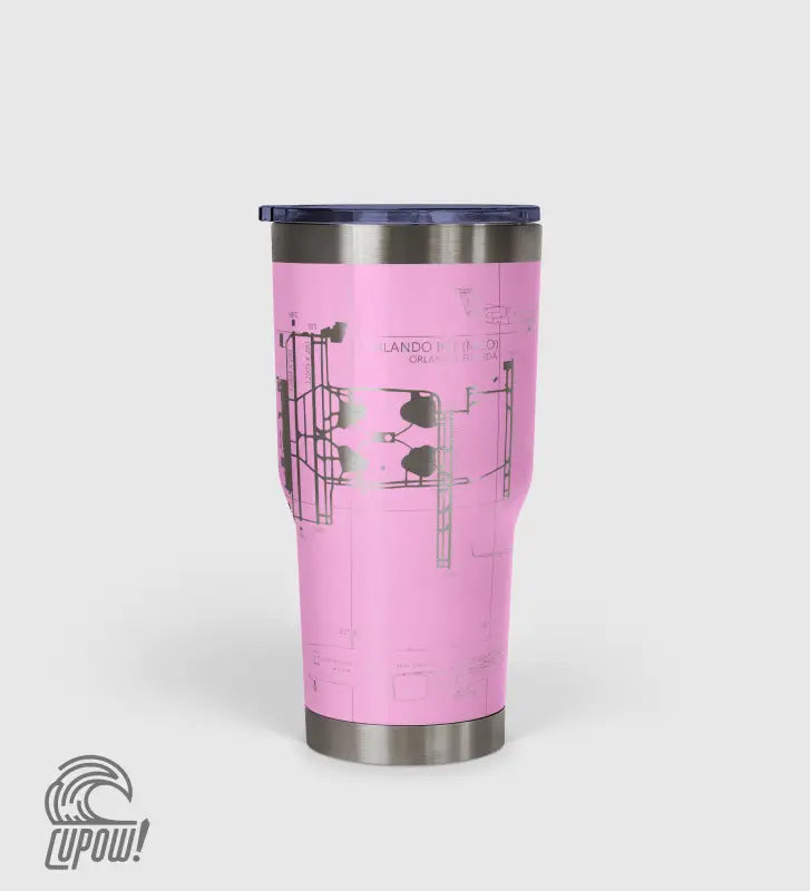 Orlando INTL (MCO) Airport Diagram Tumbler 30oz