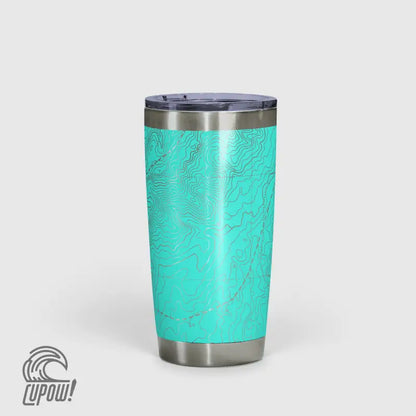 Peak Perspective - The Topo All Over Design Tumbler 20oz