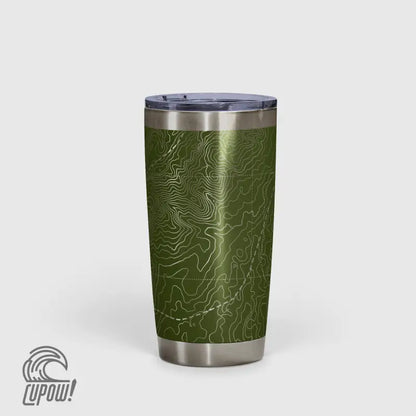 Peak Perspective - The Topo All Over Design Tumbler 20oz