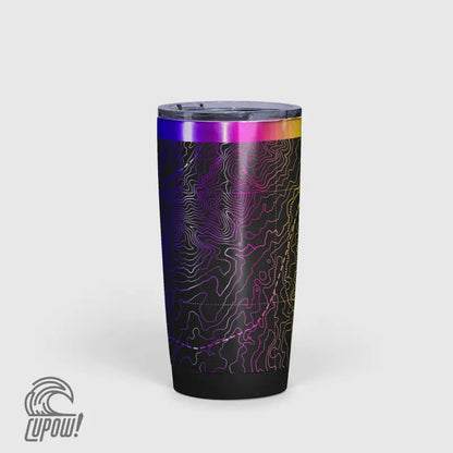 Peak Perspective - The Topo All Over Design Tumbler 20oz