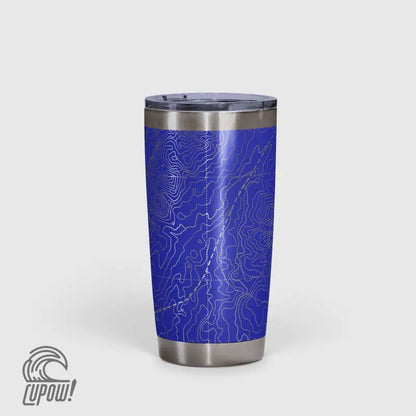 Peak Perspective - The Topo All Over Design Tumbler 20oz