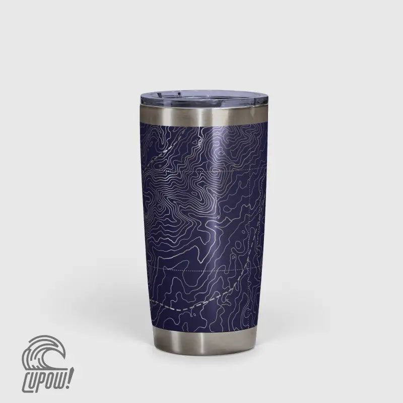 Peak Perspective - The Topo All Over Design Tumbler 20oz