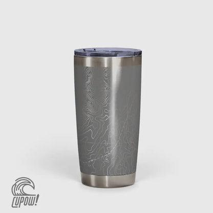 Peak Perspective - The Topo All Over Design Tumbler 20oz