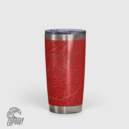 Peak Perspective - The Topo All Over Design Tumbler 20oz