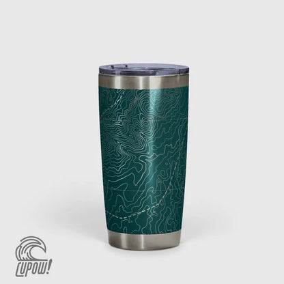 Peak Perspective - The Topo All Over Design Tumbler 20oz