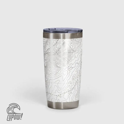 Peak Perspective - The Topo All Over Design Tumbler 20oz