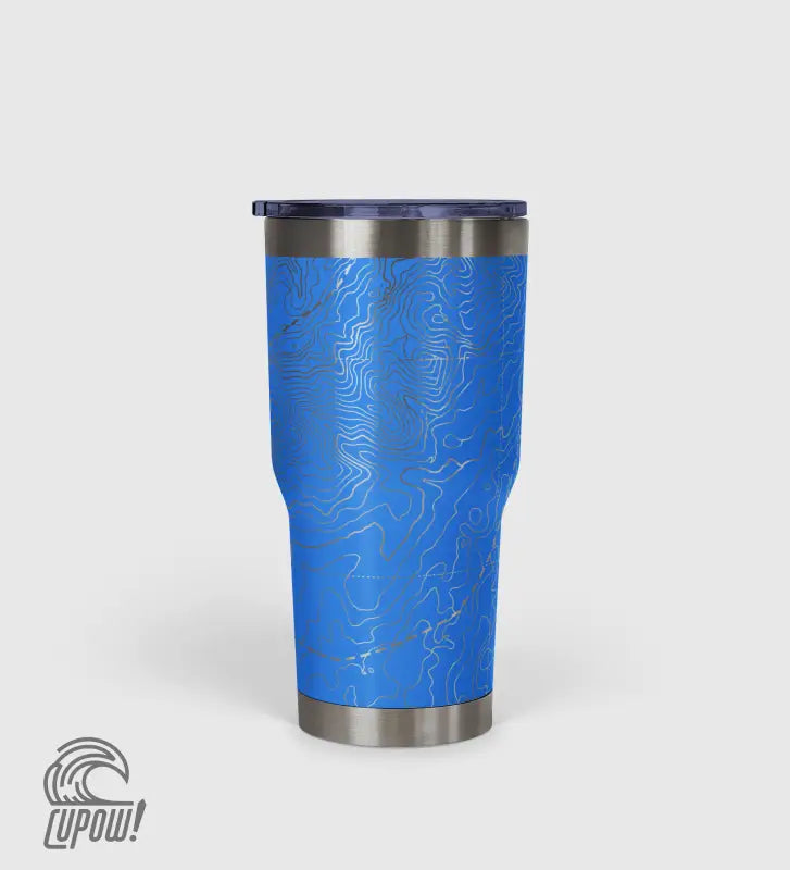 Peak Perspective - The Topo All Over Design Tumbler 30oz