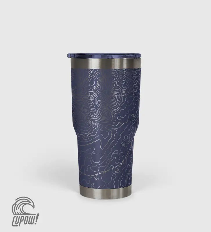 Peak Perspective - The Topo All Over Design Tumbler 30oz