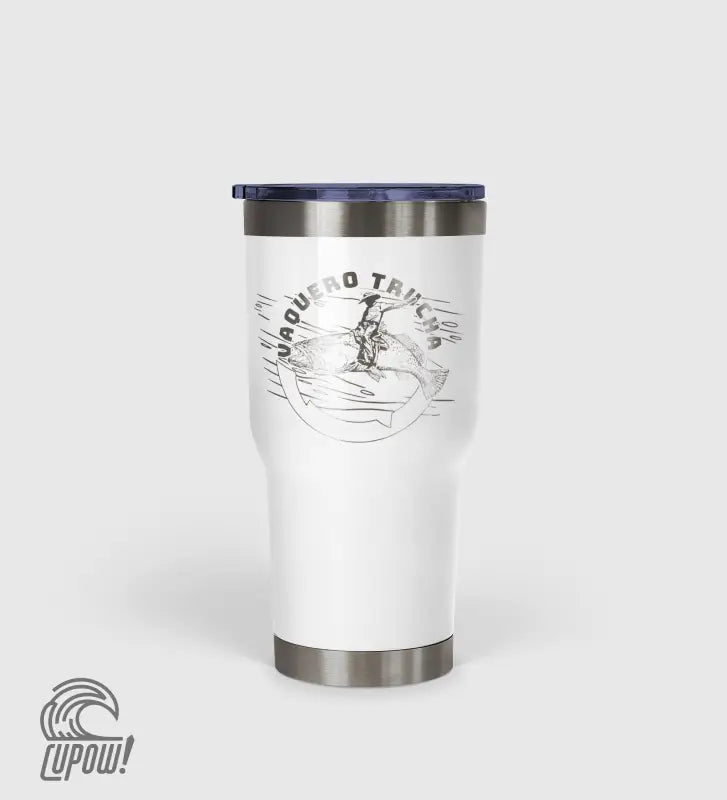 Vaquero Trucha - The Trout Cowboy Tumbler 30oz