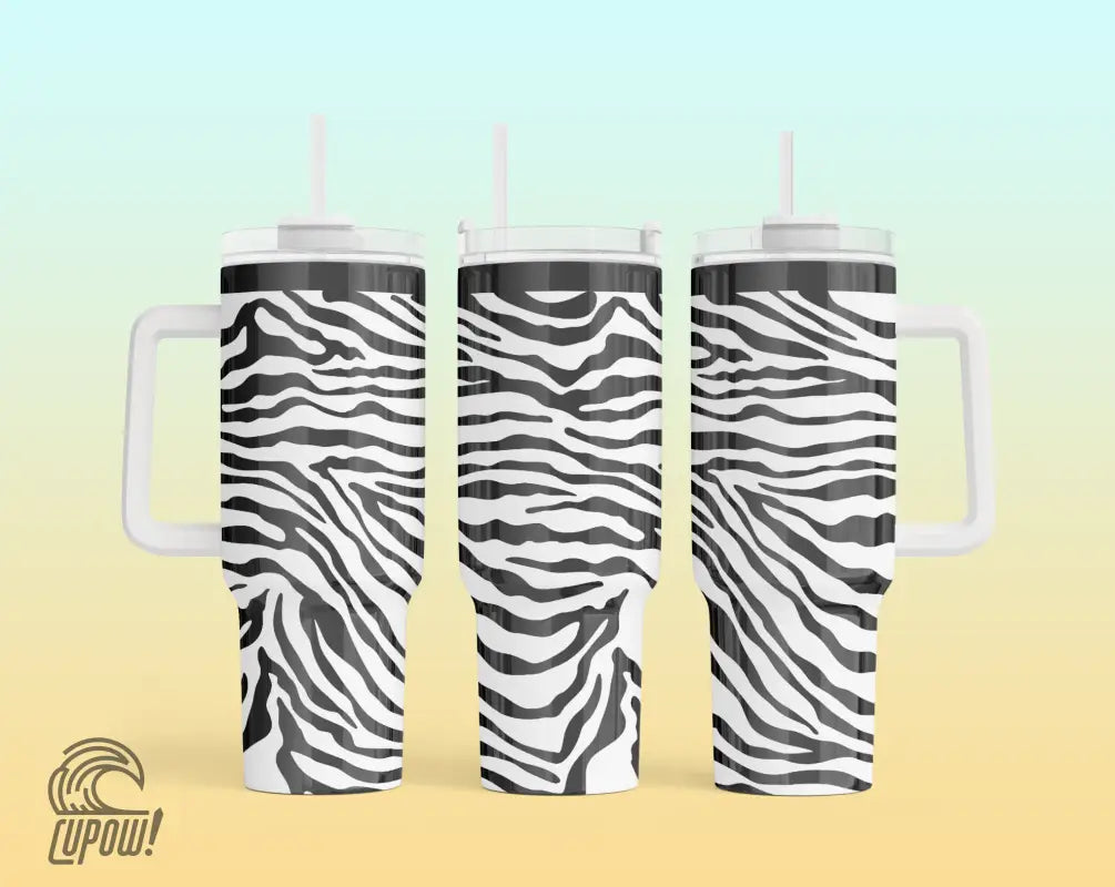 Wild Stripes Zebra Tumbler